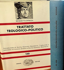 BENEDETTO SPINOZA  TRATTATO TEOLOGICO-POLITICO Einaudi  NUE