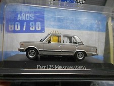 Fiat 125 Mirafiori berlina 1981 grigio argento Argentina Atlas IXO Altaya SP 1:43