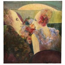 Dipinto olio FREDERICK SPRAGUE