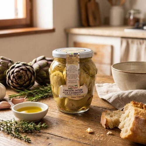 Carciofi interi alla - interi,