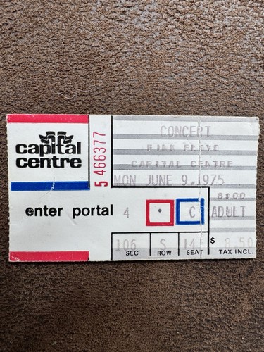 Biglietto stub pink floyd - pink, floyd,