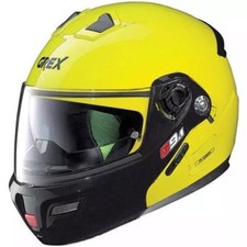Casco Moto Modulare Grex G9.1 Evolve X-Small Flo Giallo Nero Flip Anteriore