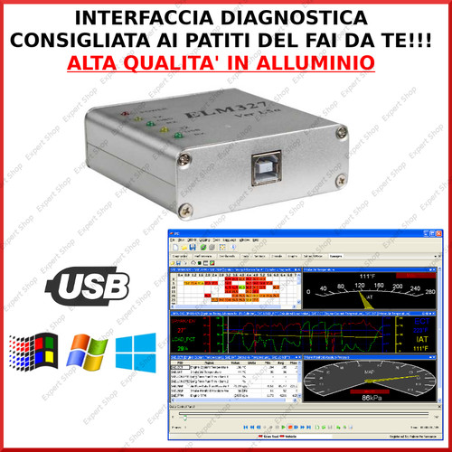 Cavo diagnosi auto obd usb - cavo,