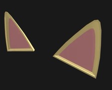 Robl0x golden cat ears - golden,