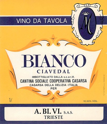 Vino tavola bianco ciavedal - bianco,