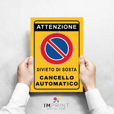 CARTELLO SEGNALETICO - DIVIETO