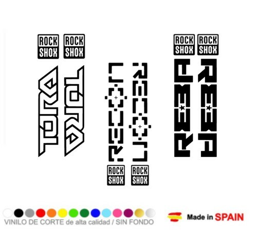 Pegatina vinilo rock shox - rock,