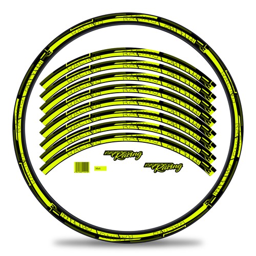 Set adesivi cerchi bici - adesivi,