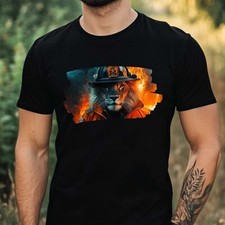 T-shirt uomo leone come