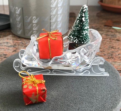 Swarovski slitta natale rara - swarovski,