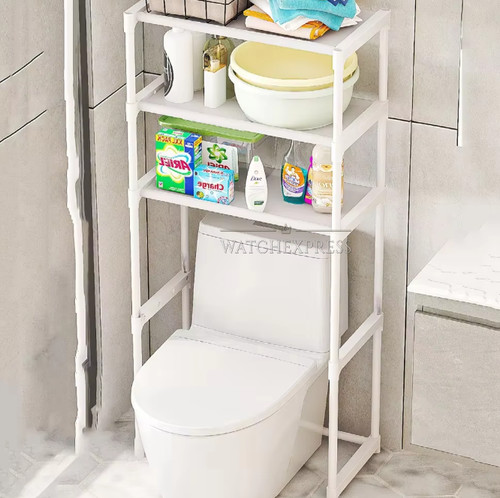 Scaffale bagno bianco - bagno, sopra