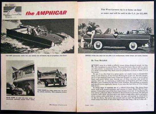 1961 amphicar originale tom - amphicar,