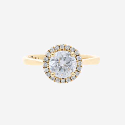 Anello oro brillanti - , 750