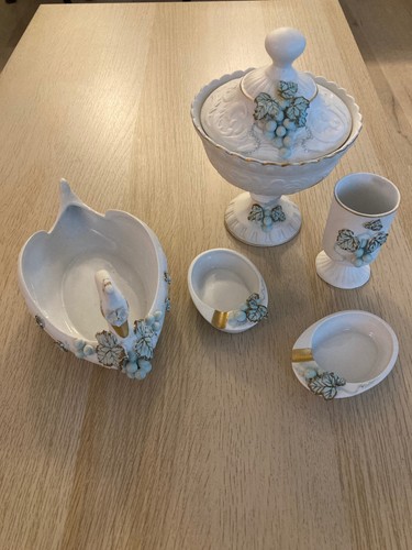 Lefton china vassoi cenere - lefton,