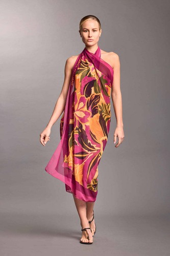 Pareo foulard multicolore - foulard,