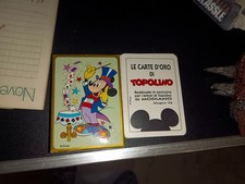 LE CARTE DI TOPOLINO MODIANO COMPLETO CON SCATOLA DISNEY