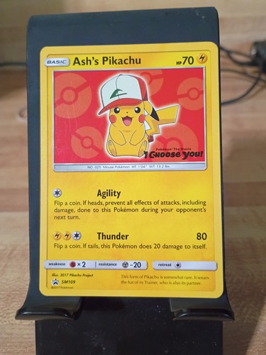 Carta ash pikachu dal - pikachu,