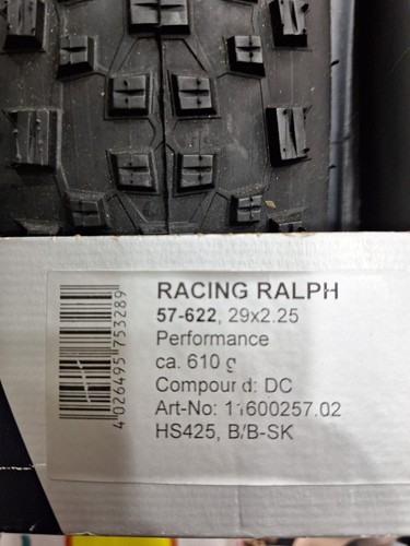 Schwalbe racing ralph 425 - ralph, hs