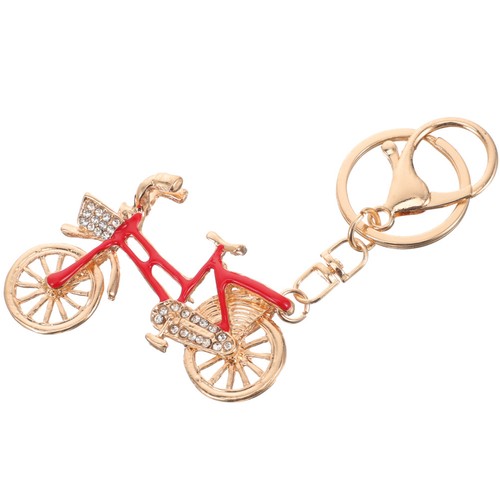 Portachiavi bicicletta dorato