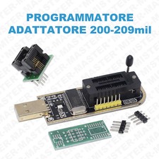 PROGRAMMATORE CH341A EEPROM BIOS WINBOND MXIC 24XXX 25XXX SERIE + ADAT. 200-209