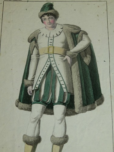 Martinetto incisione costume - incisione,