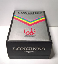 ULTRA RARE VINTAGE LONGINES OFFICIAL TIMER OLYMPIC GAMES MONTREAL 76 WATCH BOX