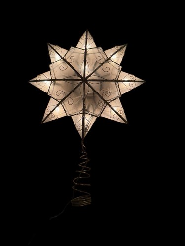 Kurt adler capiz stella - stella, albero