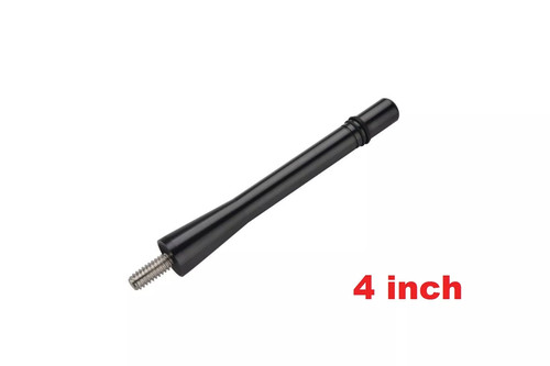 Inch short black aluminum - black,