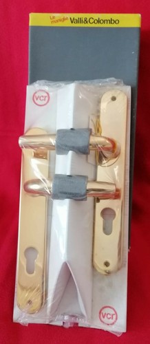 Coppia maniglie placca foro - coppia,
