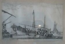 Stefano Della Bella (1610 - 1664) Incisione 'Suite Di Otto Marine - 1634
