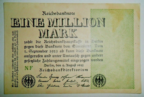 Germania banconota milione - banconota, 1