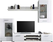 Parete attrezzata da soggiorno ERIK in laminato, LAP 240x200x38 cm