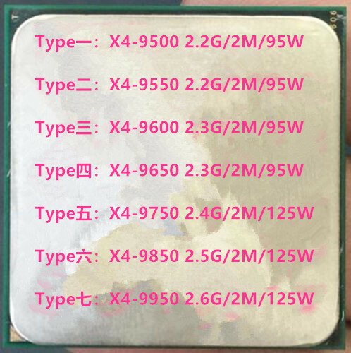 Phenom 9500 9550 x4 - phenom, x4-9500