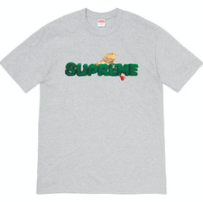 Supreme Lizard T Shirt Grigio