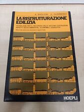 LIBRO LA RISTRUTTURAZIONE EDILIZIA BAGLIONI GUARNERIO HOEPLI
