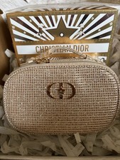 Dior Gold Makeup Pouch Vanity