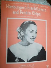 Vintage sheet music 1959 - vintage,