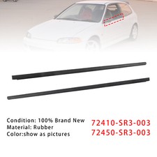 2PCS L&R Side Door Window Belt