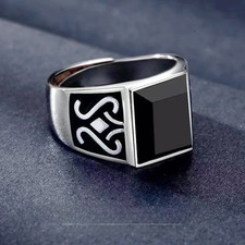 Anello Uomo Argento Placcato
