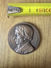 MEDAGLIA GIACOMO LEOPARDI Inc. SENESI CITTÀ DI RECANATI QW