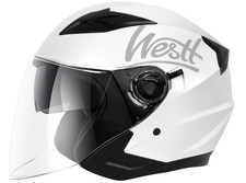 Casco Jet Westt con Visiera e