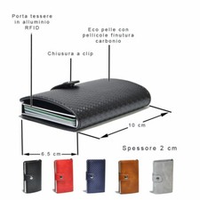 Porta carte di credito uomo in