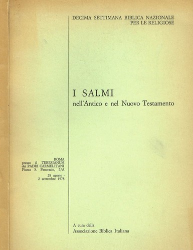 Salmi nell antico nel - i, nell'antico