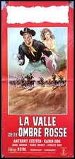 1965 * Locandina Cinema "La Valle delle Ombre Rosse - Karin Dor, Anthony Steffen