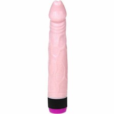 Fallo Vibratore ANALLERGICO Vaginale Anale Realistico Dildo Naturale Sextoy 22.5