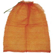 SACCO RASCHEL A RETE - PP ARANCIO/ROSSO CM 40X60 PORTATA KG 10-20- 100 pezzi