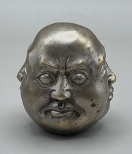 Vintage Bronze Four Faced
