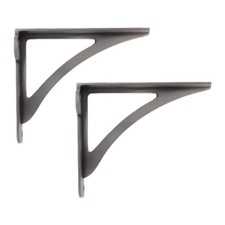 Coppia staffe mensola peltro