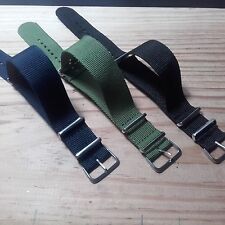 18mm - 20mm - 22mm Nato Strap Correa Reloj Nylon Pulsera Watch band 