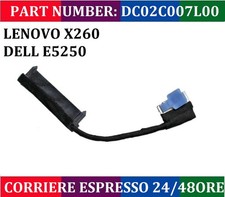 CONNETTORE HARD DISK DC02C007L00 CAVO HDD SATA DELL LATITUDE E5250 LENOVO X260